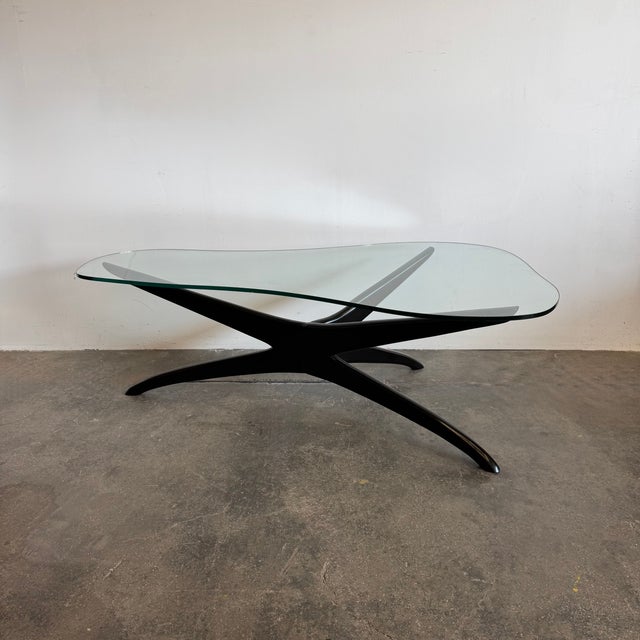 Coffee Table in the style of W. Kagan, 1950s For Sale - Image 3 of 11