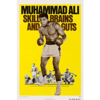 "Muhammad Ali: Skill, Brains and Guts" Original US One Sheet Movie Poster, 1975 For Sale