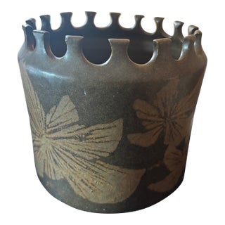 1960s Robert Maxwell Signed Planter. Rare Shape For Sale