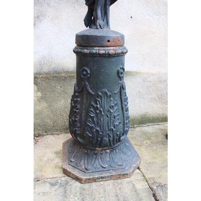 Antique Cast Iron Torchères, 1800s, Set of 2 For Sale - Image 5 of 14