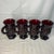 Vintage Avon 1876 Cape Cod Ruby Red Pedestal Mugs – Set of 4 For Sale In Chicago - Image 6 of 7