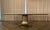 Oval Pyrolave and Bronze Pedestal Dining Table, by Giorgetti, Italy 2018 For Sale - Image 9 of 12