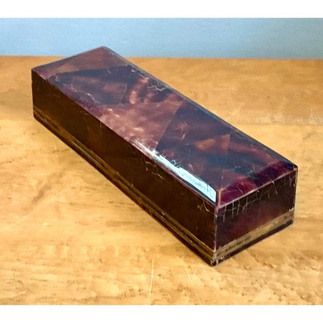 Vintage Coconut Shell Decorative Box For Sale - Image 12 of 15