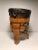 Vintage Hand Carved and Painted Drum In The Style of Native American Indian Art and Crafts Not signed Aprox. dimensions:...