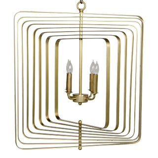 NOIR Dimaclema Chandelier with Brass Finish, Small For Sale