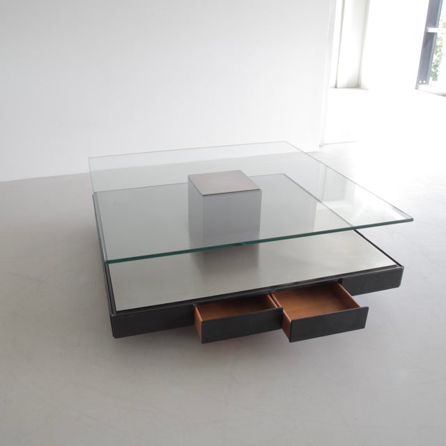 Tecno Large Coffee Table by Marco Fantoni for Tecno, 1971 For Sale - Image 4 of 6