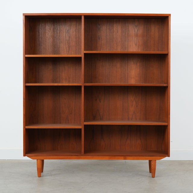 Vintage Danish Teak Bookcase, 1970s For Sale - Image 11 of 11