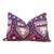 Wild Berry Suzani Lumbar Pillow For Sale