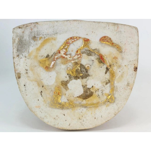 Pair of 18th Century Chinese Ming Transitional Pottery Porcelain Roof Ornaments Tiles For Sale In West Palm - Image 6 of 12