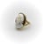 This 14k gold ring features an exquisitely carved shell cameo in a very high relief. Circa the Victorian era, it was...