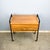 Mid-Century Modern Rolling Sewing Box in Walnut on Tubular Steel Legs, 1960s For Sale - Image 4 of 10