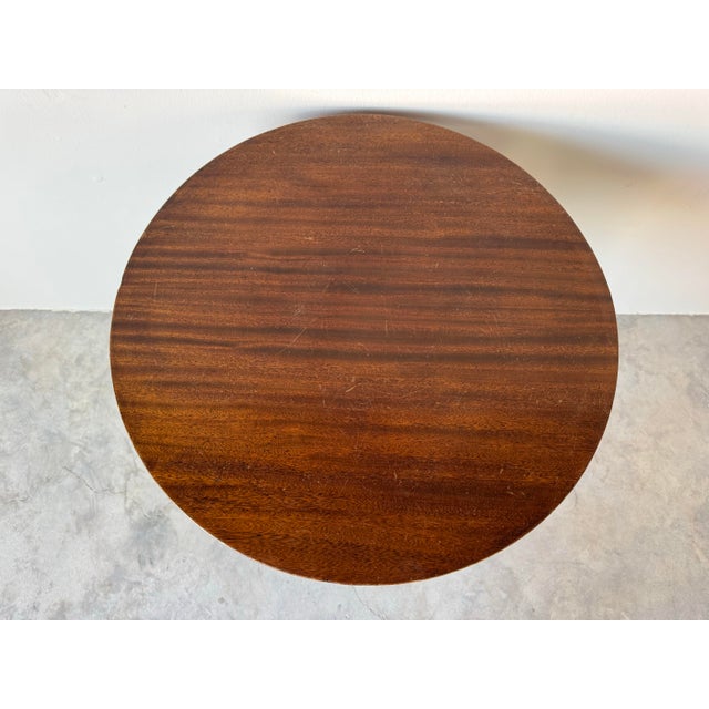 Vintage American Empire Style Mahogany Occasional Table For Sale - Image 4 of 11