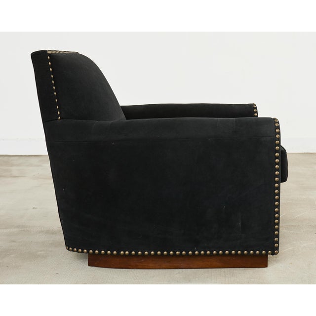 Ralph Lauren Italian Vegan Suede Colorado Club Chair For Sale - Image 10 of 18