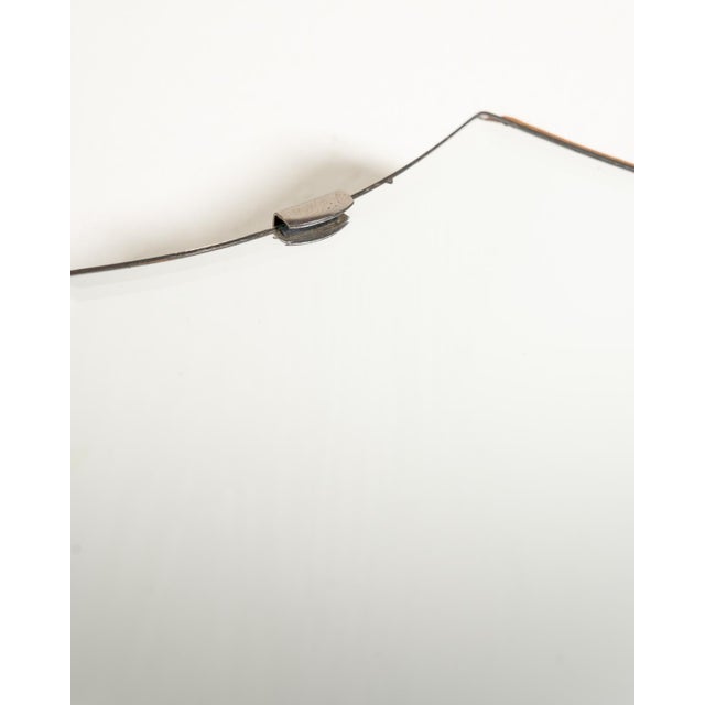 Shaped Shield Mirror, Europe, 1930s For Sale - Image 6 of 7