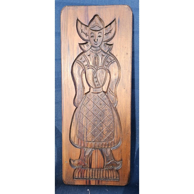 Wood Speculaasplank Mold - Antique Dutch Hand-Carved Cookie Mold for Gingerbread/Speculaas For Sale - Image 7 of 10