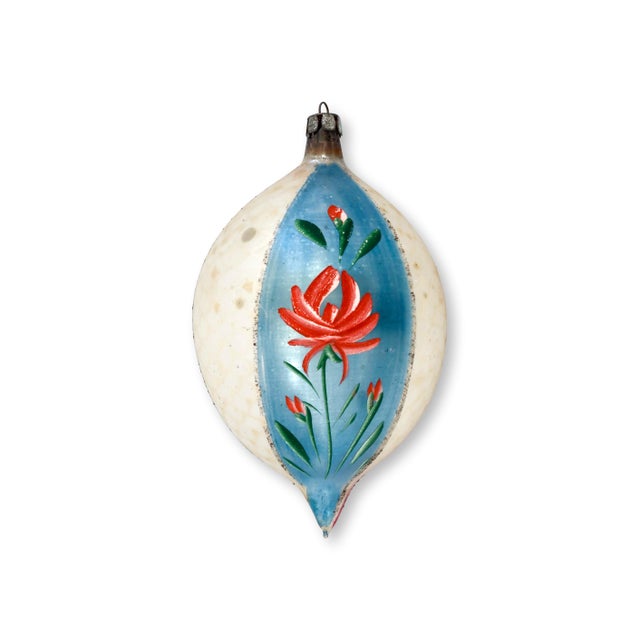 Early 20th Century Vintage German Mercury Glass Ornaments S/3 For Sale - Image 5 of 9
