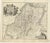 Antique map titled 'Het Heylige Land verdeeld in de Twaalf Stammen Israels (\.)'. Decorative and detailed map of the Holy...