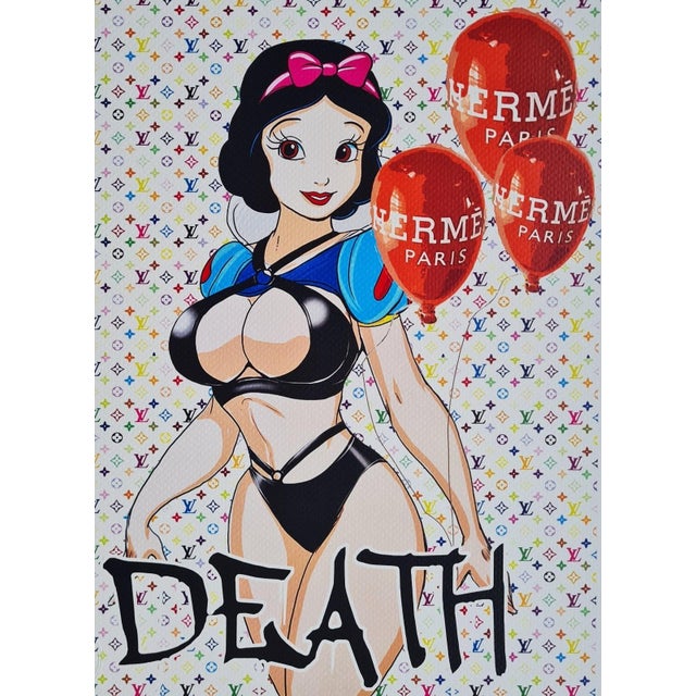 Paper Death Nyc - Snow White - Limited Edition With Certificate For Sale - Image 7 of 11