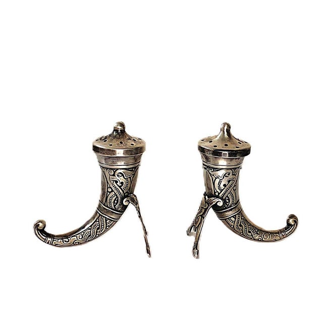 Silver Salt and Pepper Shaker by Magnus Aase, Norway, Set of 2 For Sale - Image 9 of 12