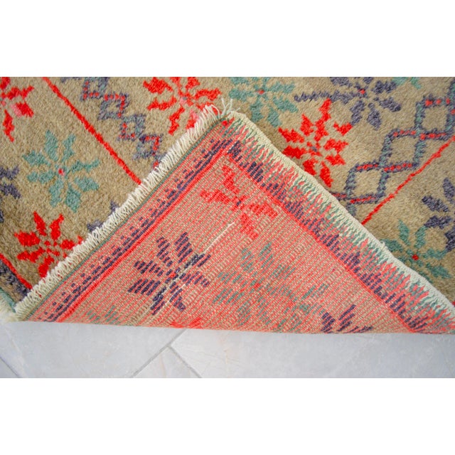 Hand-Knotted Antique Oushak Rug Circa 1900 High Pile Turkish Rug - 5'9" X 8'10" For Sale - Image 12 of 12