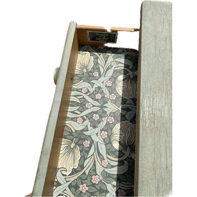 Vintage Willet Hutch in Custom Chateau Silvery Sage For Sale - Image 11 of 11