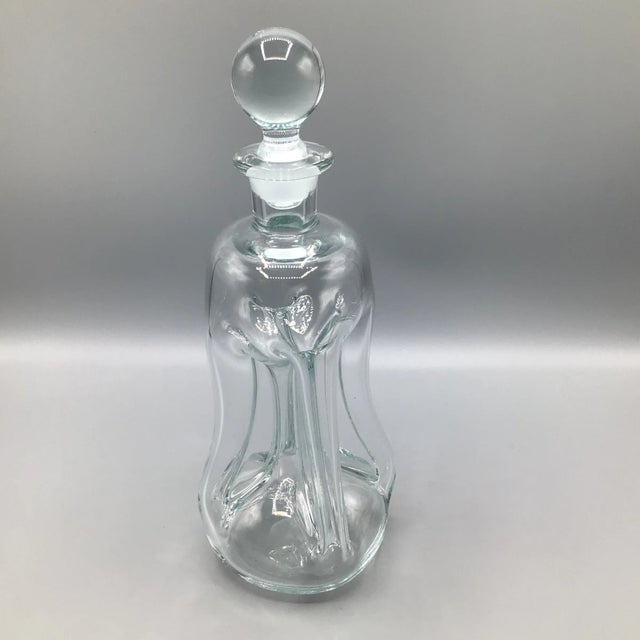 1960s Vintage Holmegaard Kluk-Kluk Decanter Designed by Jacob Bang For Sale - Image 5 of 13