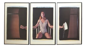 Toto Frima, Self Portrait Triptych, 1990, Framed, Set of 3