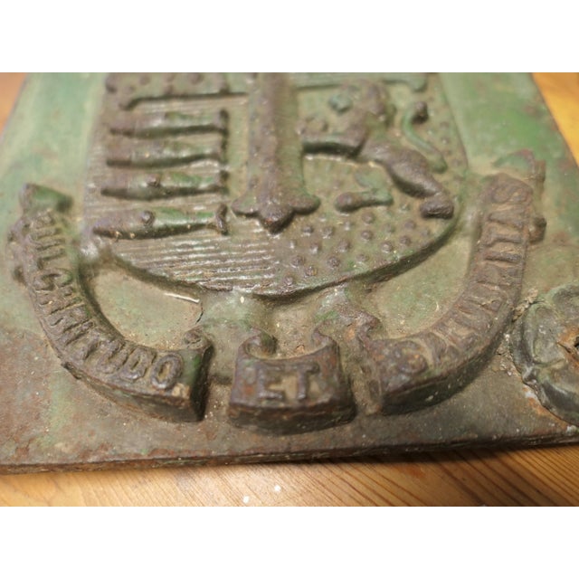 The Coat of Arms of Bournemouth Iron Wall Plaque For Sale - Image 5 of 7