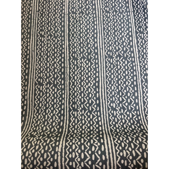 Peter Fasano Angelina 100% Cotton Fabric 52" Wide, Wedgewood 5 1/2 Yards For Sale - Image 4 of 6
