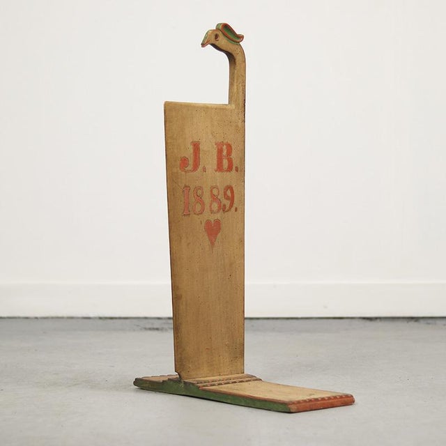 Rustic Farmhouse Folk Art Schwingstock / Ornament, 1889 For Sale - Image 6 of 12