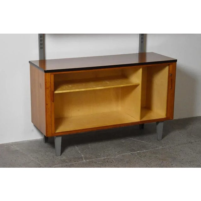 Wood Teak Wall Shelf, Sweden, 1960s For Sale - Image 7 of 9