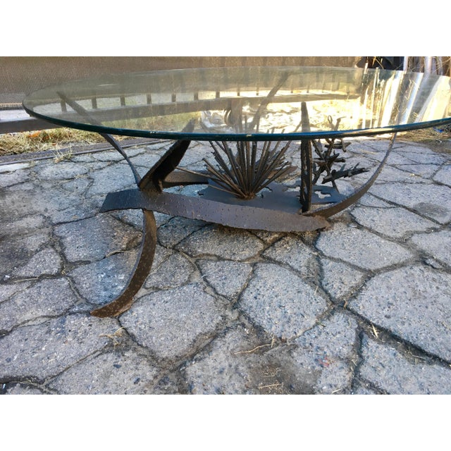 1960s 1960s Daniel Gluck Brutalist Coffee Table For Sale - Image 5 of 10