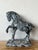 Vintage Cast Concrete Tang Horse For Sale - Image 9 of 12
