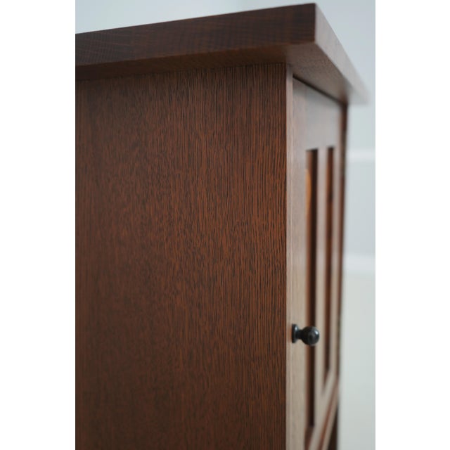 Stickley Harvey Ellis 1 Door Inlaid Cabinet For Sale - Image 13 of 17