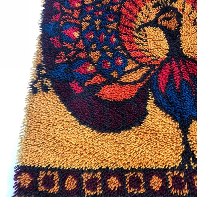 Textile High Pile Rya Rug by Ege Rya for Taepper Deluxe, Denmark, 1970s For Sale - Image 7 of 18
