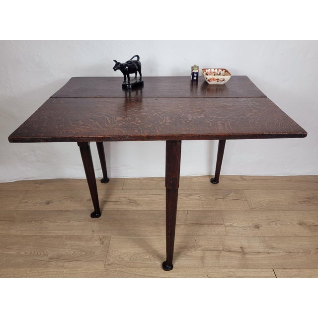 Early 19th Century Georgian Drop-Leaf Dining Table in Oak, 1820s For Sale - Image 5 of 18