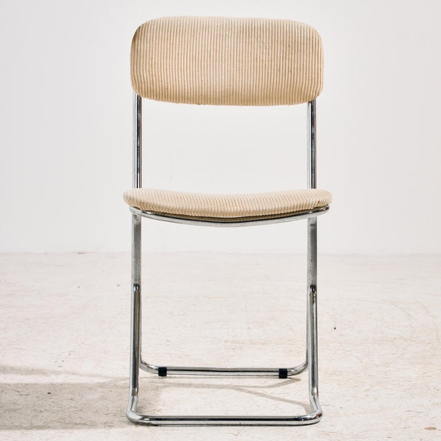 Italian Chrome Dining Set, 1980s, Set of 7 For Sale - Image 13 of 18