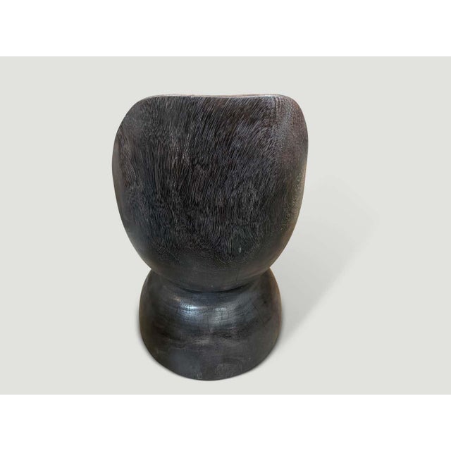 Andrianna Shamaris Sculptural Hand Carved Modern Organic Chair For Sale - Image 4 of 4