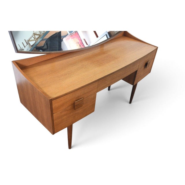 Rare Ib Kofod Larsen "Danish Range" Vanity in Teak + Rosewood For Sale - Image 12 of 16