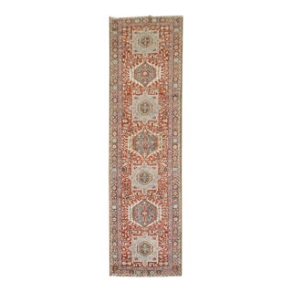 Vintage Narrow Persian Heriz Runner - 2'4" x 8'2" For Sale