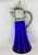 Austrian Vintage Cobalt Blue Glass Jug For Sale - Image 9 of 11