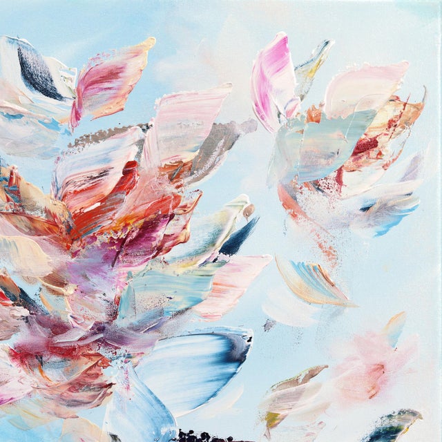 2020s Desert Awakenings - Large Neutral Abstract Landscape Acrylic Painting on Canvas by Ve Boisvert For Sale - Image 5 of 9