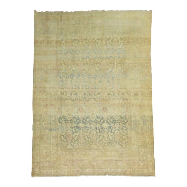Antique Zabihi Collection Khorassan Rug - 8' x 11'8" For Sale