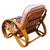 Restored MCM Three-Strand Full Round Pretzel Lounge Chair W/ Arched "U" Base For Sale In Los Angeles - Image 6 of 6