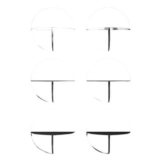 Origami Stainless Steel Shelf by Zincutec For Sale