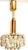Gold Brass and Lead Crystal Chandelier from Bakalowits & Söhne, Vienna, Austria, 1960s For Sale - Image 8 of 8