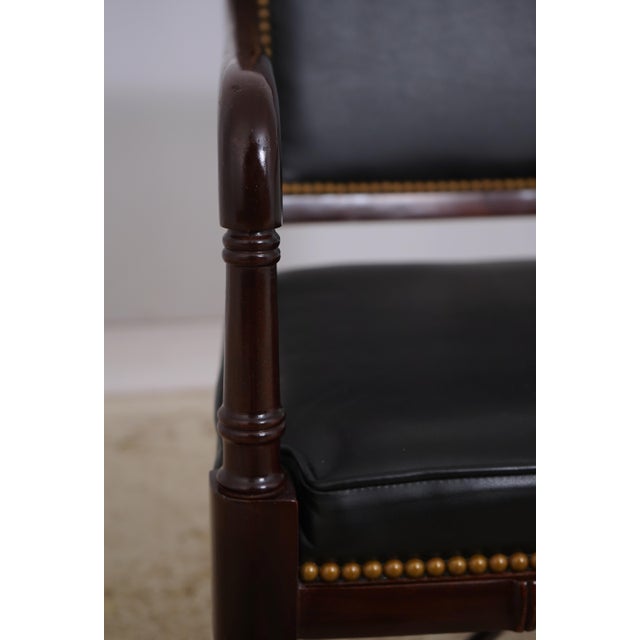 Pair of Hancock & Moore Leather Armchairs For Sale - Image 12 of 18