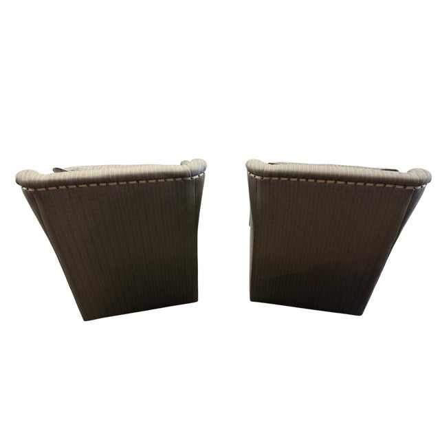 Early 21st Century C R Laine Marcoux Swivel Chair - A Pair For Sale - Image 5 of 10