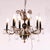 1930s French Empire Ebonized & Gilt Metal Chandelier 1930 For Sale - Image 5 of 12