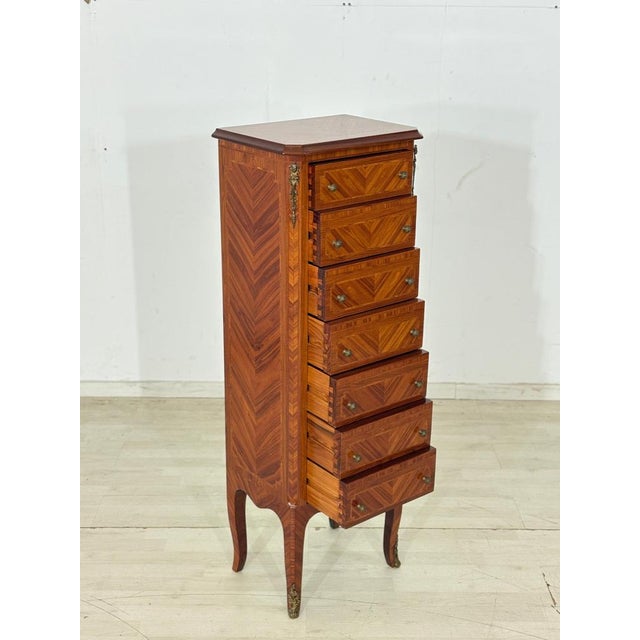Baroque Style Chest of 7 Drawers For Sale - Image 3 of 10